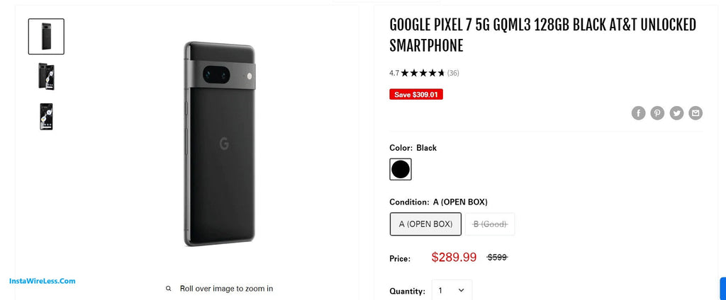 Google pixel 7 128GB 黒　ジャンク扱いで Google Pixel 7 128GB SIMフリー ジャンク品 - メルカリ