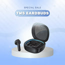 CPHUSA TWS Earbuds Bluetooth 5.3 Wireless Headphones with Hi-Fi Stereo Sound & Deep Bass - LED Charging Case, Immersive Audio, Secure Fit - Black