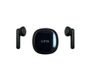 CPHUSA TWS Earbuds Bluetooth 5.3 Wireless Headphones with Hi-Fi Stereo Sound & Deep Bass - LED Charging Case, Immersive Audio, Secure Fit - Black