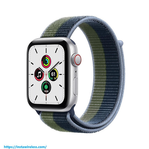 Apple Watch SE GPS  Cellular 44mm Apple Watch SE GPS  Cellular Abyss Blue Moss Green Sport Loop