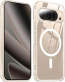 Google Pixel 10 Pro XL Protective Case – Slim Matte, Military-Grade Drop Protection, Shockproof, Anti-Fingerprint, Wireless Charging, Clear