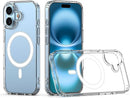 iPhone 17 Protective Case – TPU & Acrylic Hybrid, Military-Grade Drop Protection, Shock Absorption, Slim, Textured Grip, Wireless Charging, Clear