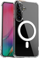 Samsung Galaxy S25 Case – Protective Clear Case, TPU + Acrylic Hybrid, Military-Grade Drop Protection, Shock Absorption, Textured Grip, Wireless Charging