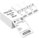 4×6 Fanfold Direct Thermal Shipping Labels – 2000 Labels (500 per Stack, 4 Stacks) Water & Oil Resistant, Strong Adhesive, Compatible with Rollo, MUNBYN & Zebra Printers