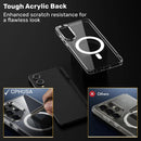 Samsung Galaxy S25 Edge Case – Clear Protective Case, TPU + Acrylic Hybrid, Military-Grade Drop Protection, Shock Absorption, Textured Grip, Wireless Charging Compatible