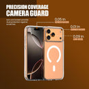 iPhone 17 Pro Protective Case – TPU + Acrylic Hybrid, Military-Grade Drop Protection, Shock Absorption, Slim Profile, Textured Grip, Wireless Charging Compatible, Clear