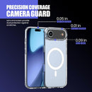 iPhone 17 Air Clear Protective Case – TPU + Acrylic Hybrid, Military-Grade Drop Protection, Shock Absorption, Slim Profile, Textured Grip, Wireless Charging Compatible