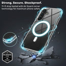 Samsung Galaxy S25 Case – Protective Clear Case, TPU + Acrylic Hybrid, Military-Grade Drop Protection, Shock Absorption, Textured Grip, Wireless Charging