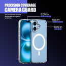 iPhone 17 Protective Case – TPU & Acrylic Hybrid, Military-Grade Drop Protection, Shock Absorption, Slim, Textured Grip, Wireless Charging, Clear