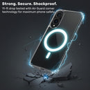 Samsung Galaxy S25 Edge Case – Clear Protective Case, TPU + Acrylic Hybrid, Military-Grade Drop Protection, Shock Absorption, Textured Grip, Wireless Charging Compatible