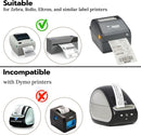4×6 Direct Thermal Shipping Labels – 2500 Labels (250 per Roll, 10 Rolls) Water & Oil Resistant, Strong Adhesive, Compatible with Zebra, Rollo, Jadens & Nelko (Not for DYMO)
