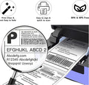 4×6 Fanfold Direct Thermal Shipping Labels – 1000 Labels (1 Stack) Water & Oil Resistant, Strong Adhesive, Perforated, Compatible with Rollo, MUNBYN & Zebra Printers