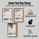 4×6 Direct Thermal Shipping Labels – 500 Labels (2 Rolls) Strong Self-Adhesive, Moisture Resistant, Compatible with Zebra, Rollo, Nelko & Similar Printers (Not for DYMO)
