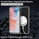 Samsung Galaxy S25 Edge Case – Clear Protective Case, TPU + Acrylic Hybrid, Military-Grade Drop Protection, Shock Absorption, Textured Grip, Wireless Charging Compatible