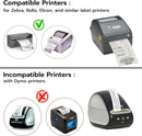 4×6 Direct Thermal Shipping Labels – 5000 Labels (500 per Roll, 10 Rolls) Water & Oil Resistant, Strong Adhesive, Perforated, Compatible with Zebra, Rollo, Jadens & Nelko Printers (Not for DYMO)