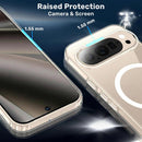 Google Pixel 10 Pro XL Protective Case – Slim Matte, Military-Grade Drop Protection, Shockproof, Anti-Fingerprint, Wireless Charging, Clear