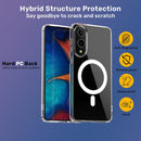 Samsung Galaxy S25 Edge Case – Clear Protective Case, TPU + Acrylic Hybrid, Military-Grade Drop Protection, Shock Absorption, Textured Grip, Wireless Charging Compatible