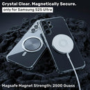 Samsung Galaxy S25 Ultra Case –Clear Protective Case, TPU + Acrylic Hybrid, Military-Grade Drop Protection, Shock Absorption, Textured Grip, Wireless Charging