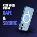 iPhone 17 Protective Case – TPU & Acrylic Hybrid, Military-Grade Drop Protection, Shock Absorption, Slim, Textured Grip, Wireless Charging, Clear