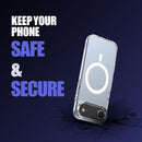 iPhone 17 Air Clear Protective Case – TPU + Acrylic Hybrid, Military-Grade Drop Protection, Shock Absorption, Slim Profile, Textured Grip, Wireless Charging Compatible