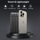 Portable Charger Power Bank 10000mAh – 22.5W Fast Charging with 2 USB & 1 Type-C Ports (Black)