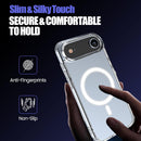 iPhone 17 Air Clear Protective Case – TPU + Acrylic Hybrid, Military-Grade Drop Protection, Shock Absorption, Slim Profile, Textured Grip, Wireless Charging Compatible