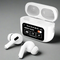 CPHUSA A9 Pro Noise Cancelling Bluetooth Earbuds, Wireless buds with 13 Functions, LED Display, Microphone, & USB Charging Compatible with iPhone & Android, Earphones for Music, Calls & Gaming - White