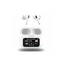 CPHUSA A9 Pro Noise Cancelling Bluetooth Earbuds, Wireless buds with 13 Functions, LED Display, Microphone, & USB Charging Compatible with iPhone & Android, Earphones for Music, Calls & Gaming - White