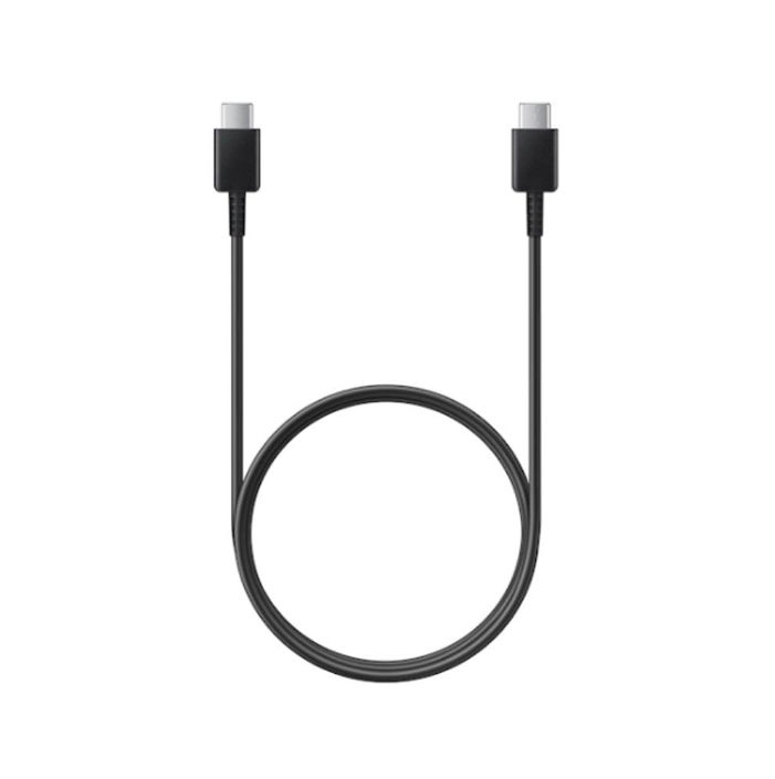 CPHUSA for Samsung Galaxy USB-C to USB-C Cable Black 1M (3.3 feet), High-Speed Charging & Data Transfer for Phones and Laptops, Crafted with Premium, Durable Materials USB-C to USB-C Cable