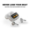CPHUSA A9 Pro Noise Cancelling Bluetooth Earbuds, Wireless buds with 13 Functions, LED Display, Microphone, & USB Charging Compatible with iPhone & Android, Earphones for Music, Calls & Gaming - White