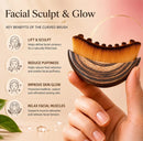 Facial Massage & Sculpting Brush, 2 Pack