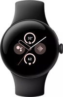 Google Pixel Watch 2 41mm Matte Black Aluminum Case Wifi+LTE Obsidian Band (Open Box)