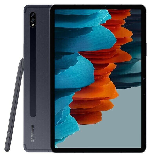 Samsung Galaxy Tab S7 SM-T878U 128GB 11" Wi-Fi + 5G AT&T Unlocked Mystic Black - InstaWireless.com